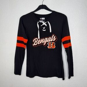 NFL Women's Bengals Long Sleeve Shirt Size S